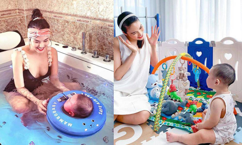 Lan Khuê luôn dành những điều tốt nhất cho bé Connor.