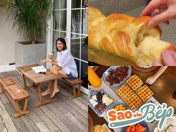 Tăng Thanh Hà ra tay làm loại bánh mì đang hot MXH, chị chồng lập tức khen tấm tắc