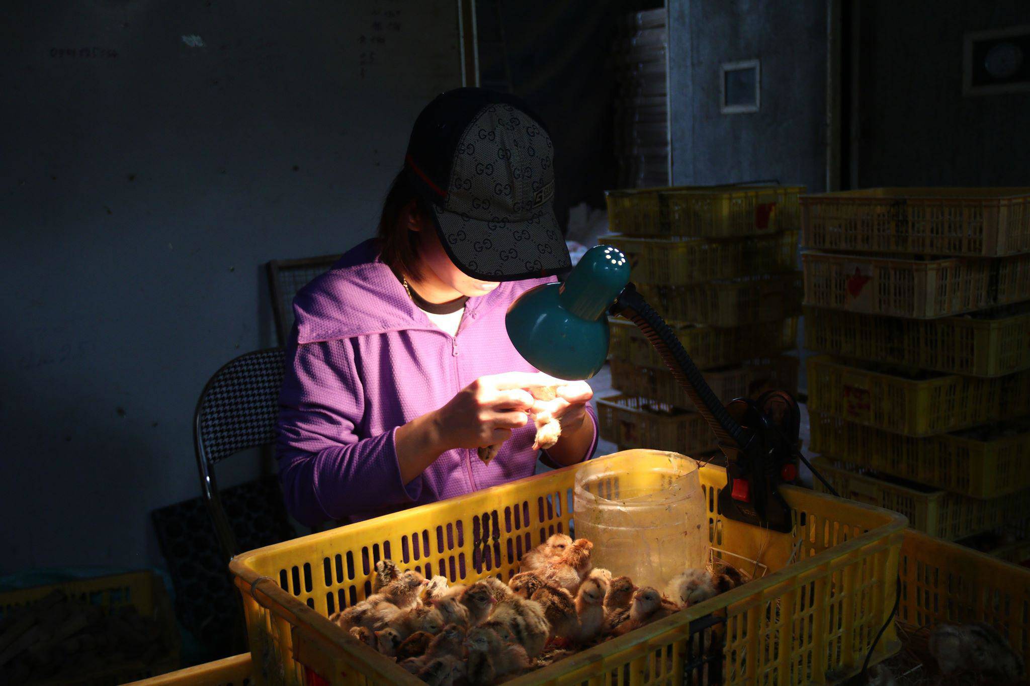 Chị Ngọc Ánh phải thực hành thường xuyên trong thời gian học nghề. Ảnh: Dương Lan/ báo Thanh Niên.