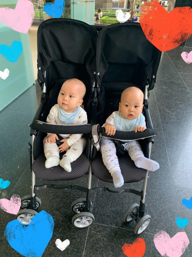 Cách đây 1 năm, 2 nhóc tỳ Goku và Daino vẫn còn ngồi trong xe đẩy với khuôn mặt bụ sữa trông rất đáng yêu.
