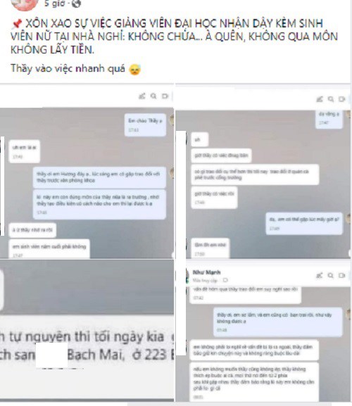 Nữ sinh bóc phốt thầy giáo trên mạng thu hút sự chú ý của dư luận.