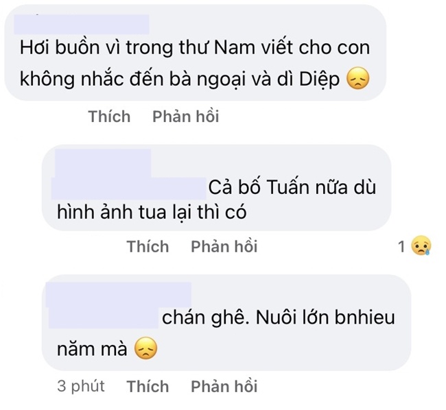 Nhiều cư dân mạng bày tỏ sự thất vọng với kết phim Hương Vị Tình Thân.