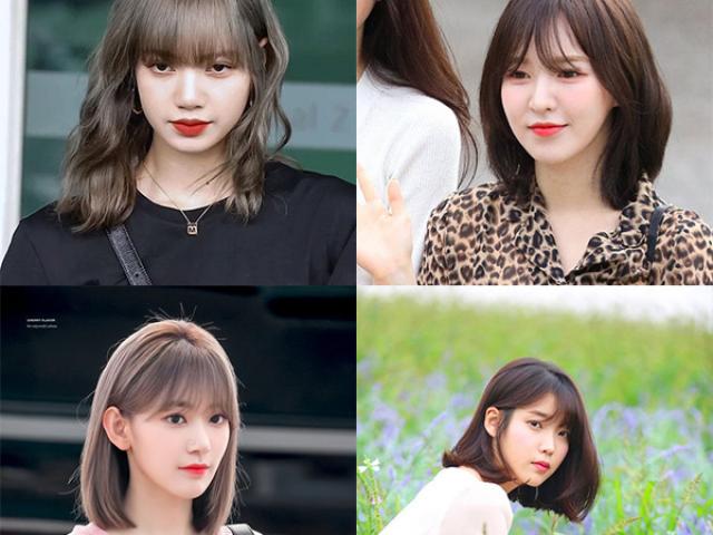 Tóc ngang vai mặt tròn mái thưa, không mái đẹp dẫn đầu xu hướng