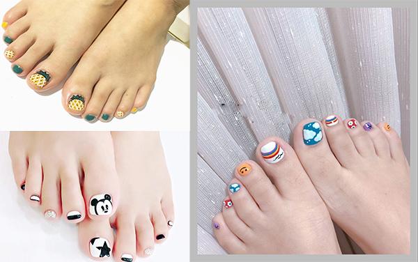 50 mẫu nail chân đẹp đơn giản dẫn đầu xu hướng hiện nay - 10