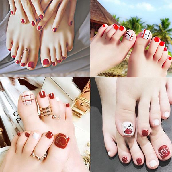 50 mẫu nail chân đẹp đơn giản dẫn đầu xu hướng hiện nay - 2