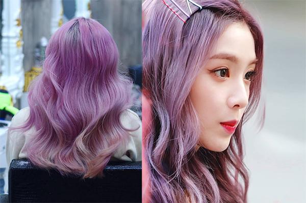 Những màu tóc tím cực đẹp tôn da hot nhất hiện nay cho cô nàng cá tính - 9