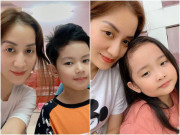 Làm mẹ - Sinh con với chồng trẻ kém 11 tuổi, Khánh Thi ngậm ngùi 2 con xinh đẹp đều không giống mẹ