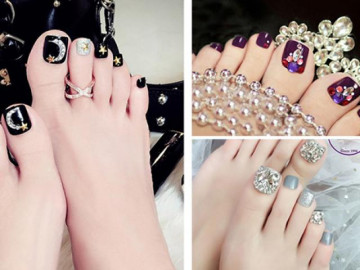 60 mẫu nail chân đẹp đơn giản dẫn đầu xu hướng hiện nay