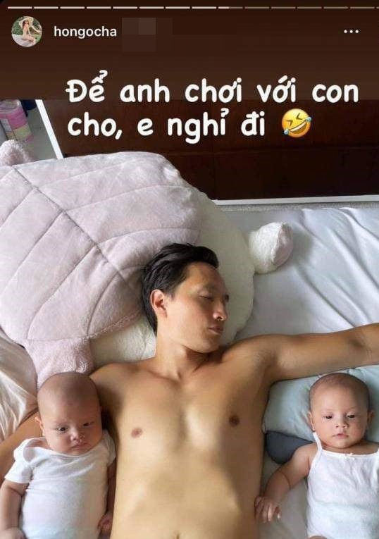 Thay vợ chăm con, các ông bố sao nam Việt gục ngã, ngủ quên khi con còn thức - 4