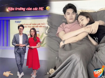 Phát hiện cặp đôi MC "siêu mặn" yêu nhau ở VTV, cảnh ở nhà, ngủ cùng mới hài hước