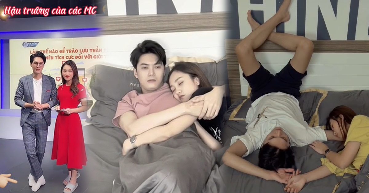 Những hình ảnh của cặp MC Tú Uyên - Nguyên Lâm trên những video vui vẻ của mình đăng tải trên kênh dành cho cả hai.