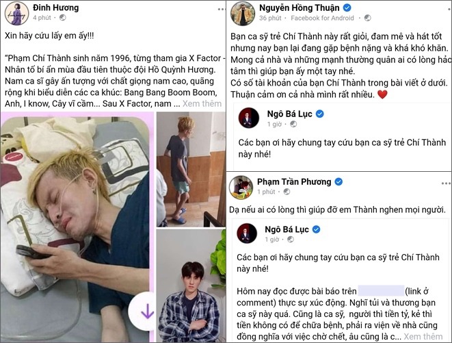 Đinh Hương, Nguyễn Hồng Thuận, Phạm Trần Phương... chia sẻ về cựu thí sinh X Factor Phạm Chí Thành.