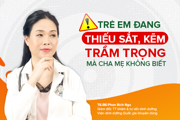 [Lưu ý] Trẻ em Việt thiếu sắt, kẽm trầm trọng nhưng cha mẹ không hề hay biết - 1