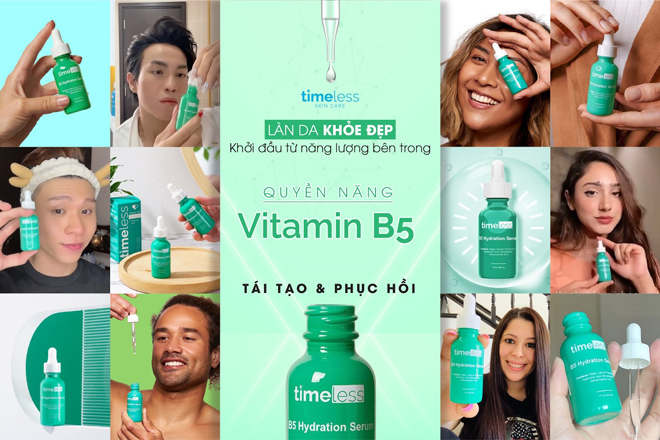 Timeless Vitamin B5 - Khơi dậy vẻ đẹp rạng rỡ của làn da từ sâu bên trong  - 2