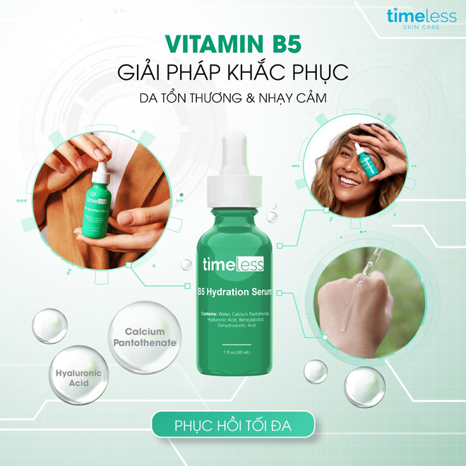 Timeless Vitamin B5 - Khơi dậy vẻ đẹp rạng rỡ của làn da từ sâu bên trong  - 3