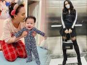 Thời trang - Mặc đồ bộ trông con, Bảo Thanh ra phố sành điệu như gái trẻ, kéo chân dài miên man