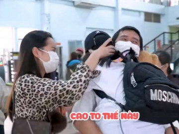 Con gái Lưu Hương Giang khóc nức nở trên vai bố sau thời gian xa cách