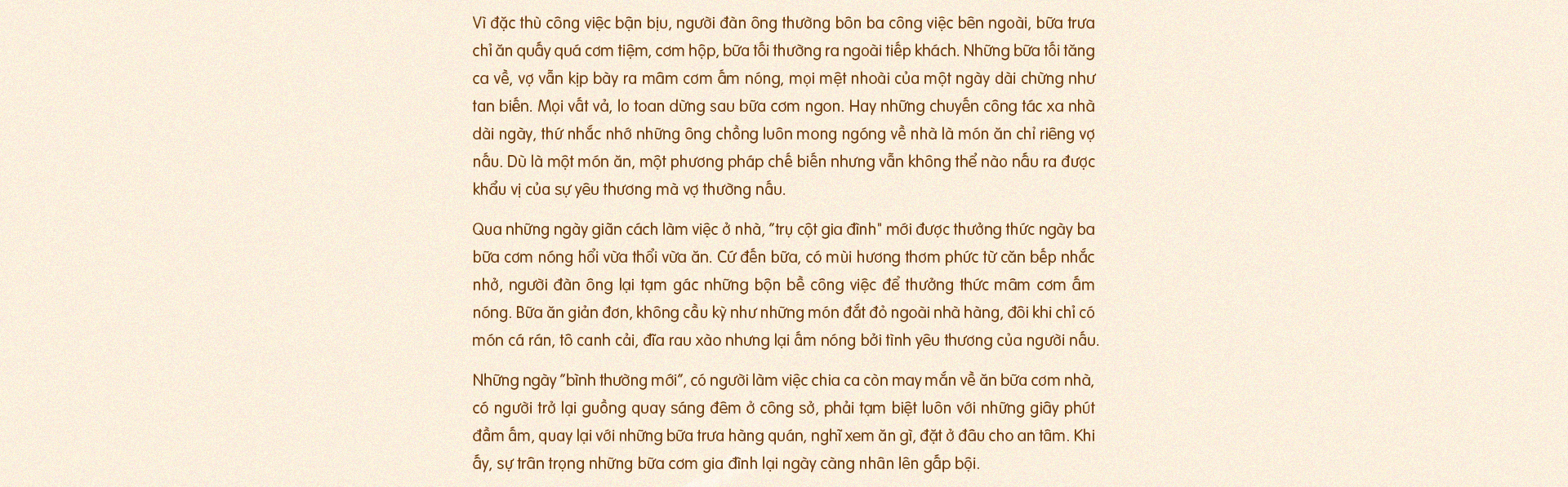 Qua những ngày giãn cách ta lại càng trân trọng thêm những bữa cơm gia đình - 7