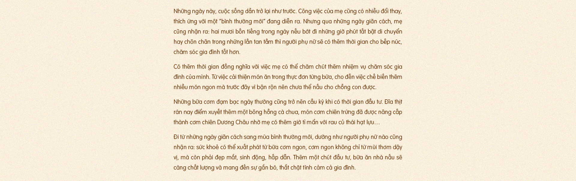 Qua những ngày giãn cách ta lại càng trân trọng thêm những bữa cơm gia đình - 5