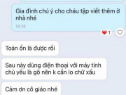 Tin tức - Cô giáo nhắn "Tiếng Việt con hơi kém, viết chữ xấu", phụ huynh trả lời 3 câu gây tranh cãi