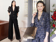Thời trang - Vợ chủ tịch của Tuấn Hưng mặc vest lộ nội y đi làm, CĐM phản ứng ngược đời