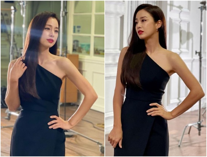 Kim Tae Hee quyến rũ ngút ngàn đón tuổi 41, khoe nhẹ bờ vai trần khiến chồng phải “bão” tim - 8