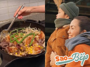 Bếp Eva - Quý tử hào môn nhà Tăng Thanh Hà khoái chí với món cơm giòn, ngon ngậy của mẹ