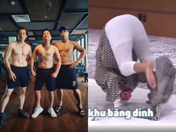 Trường Giang cởi trần cùng 2 trai đẹp chưa sốc bằng cảnh lộn... tụt cả quần!