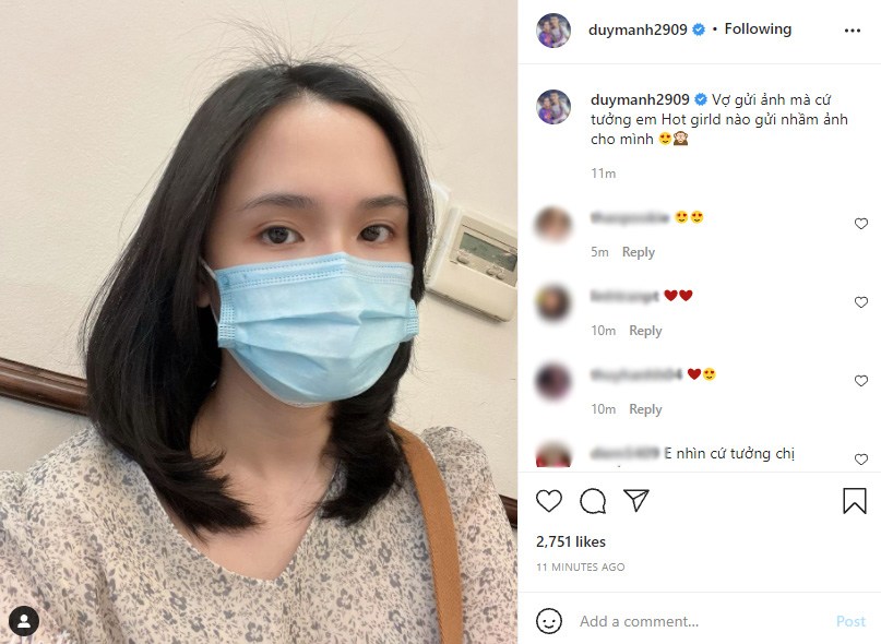Bà xã Duy Mạnh “đảo ngói” mới lạ, nhan sắc ra sao mà ông xã tưởng hotgirl nào không quen? - 3