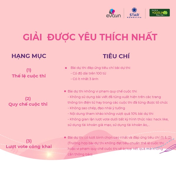Tiêu chí chấm điểm cuộc thi Hạnh phúc của bạn màu gì? - 7
