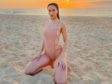 Vũ Khắc Tiệp vén áo khoe múi, chưa hot bằng “quả bom sex” kế bên phô vòng 3 cong vút