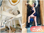 Nhà đẹp - Lệ Quyên khoe toàn cảnh biệt thự, tuyên bố 3,6 tỷ chỉ mua được cái cổng