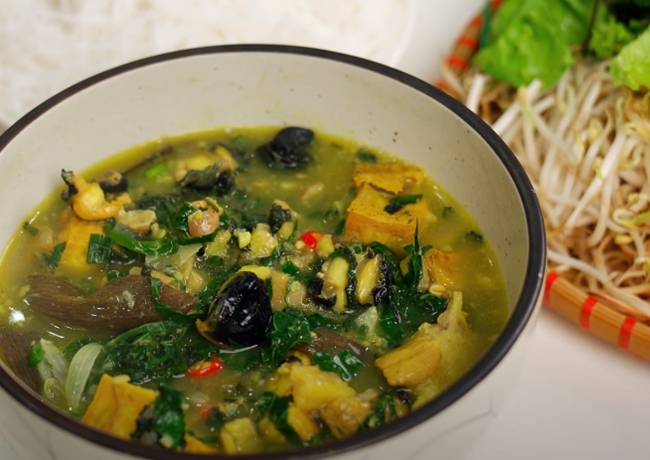 Cách làm ốc nấu chuối đậu ba chỉ ngon chuẩn bị miền Bắc - 10