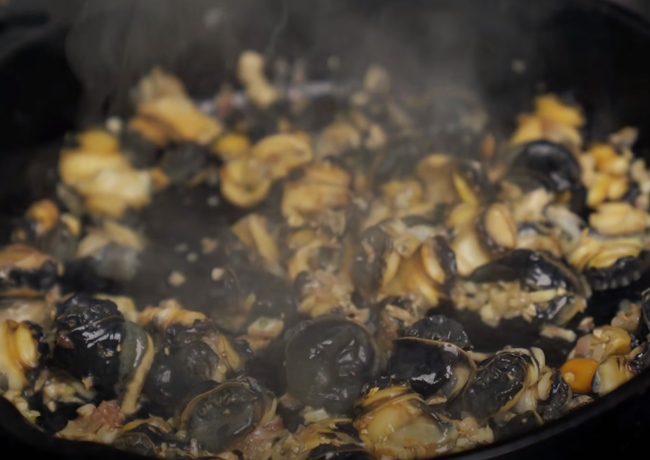 Cách làm ốc nấu chuối đậu ba chỉ ngon chuẩn bị miền Bắc - 7