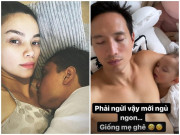 Làm mẹ - Hồ Ngọc Hà nói con gái Lisa giống mẹ, phải rúc nách, ngửi mùi bố Kim Lý mới ngủ ngon