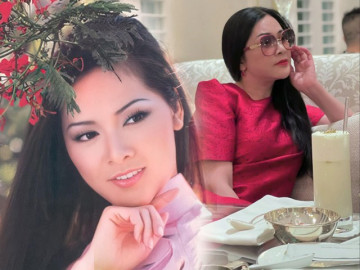 Dù tăng cân, đường nét gương mặt Như Quỳnh vẫn thanh thoát