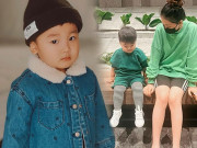 Thời trang - Hòa Minzy đi dép hiệu đắt đỏ cũng bị lu mờ trước màn "lên đồ" của trai cưng