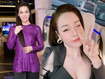 Cô hầu gái sexy” Nhật Kim Anh khoe ảnh, bàn tay kim cương chìm nghỉm trước thềm ngực đầy