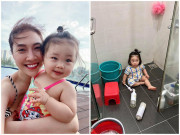 Làm mẹ - Pha Lê tức giận vì giúp việc lơ là khiến con gái suýt gặp nguy hiểm