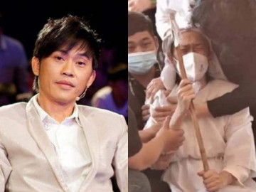 Ảnh chưa công bố của Hoài Linh trong đám tang bố