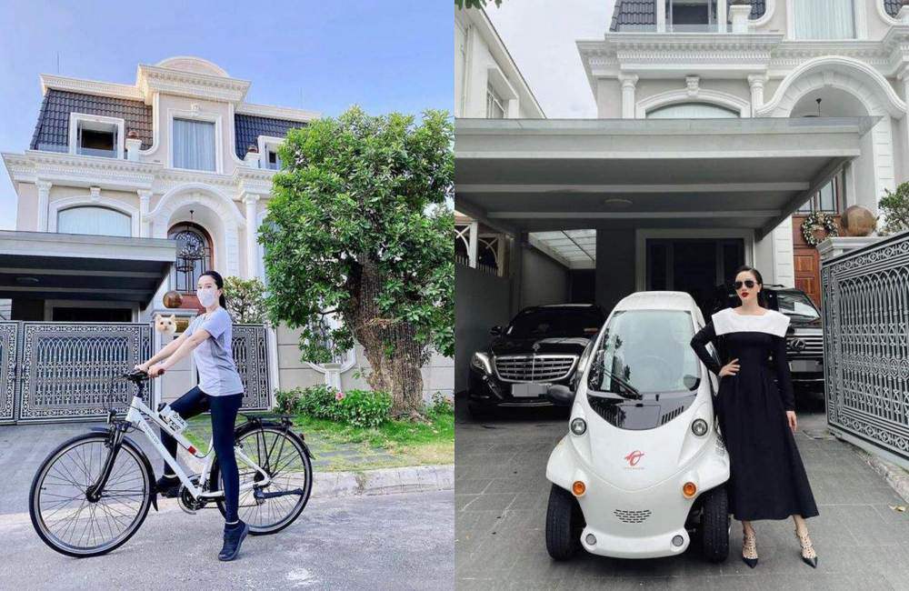 Không chỉ được cưng chiều về khoản ăn uống, cuộc sống của Bảo Thy từ lúc làm vợ đại gia cũng như bà hoàng, ở biệt thự to như lâu đài, những chiếc xe đắt tiền nối dài trong hầm…