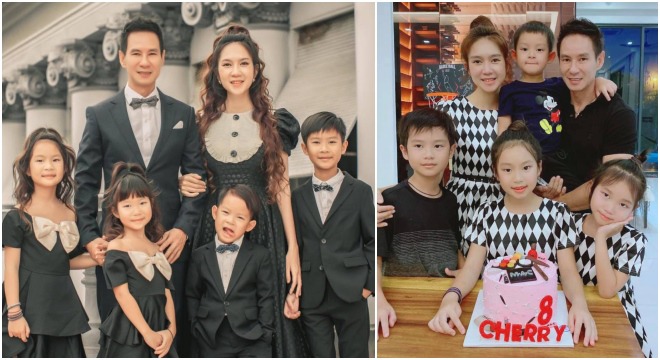 Ly Hai's daughter is getting older and more beautiful like her mother, 9 years old has shown her talent amp;#34;face paintingamp;#34;  both skillful and cute - 9