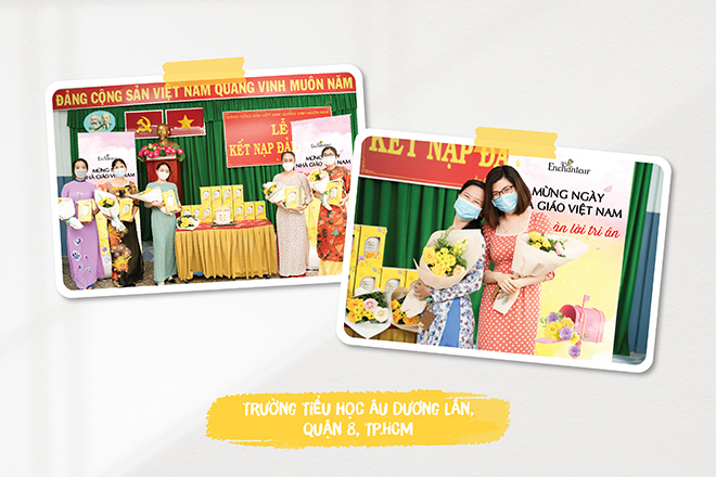 “Trạm hương Enchanteur” - Ngàn món quà trao đi, nhiều nụ cười nhận lại ngày Nhà giáo Việt Nam 20/11 - 3