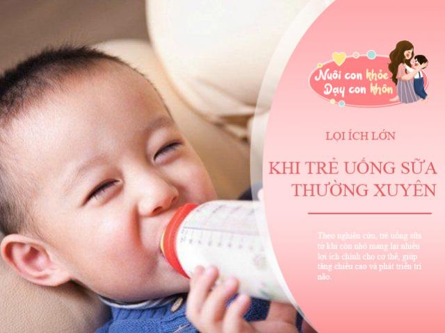 Khác biệt lớn giữa trẻ uống sữa hàng ngày và trẻ không uống sữa, đặc biệt là 5 điểm này