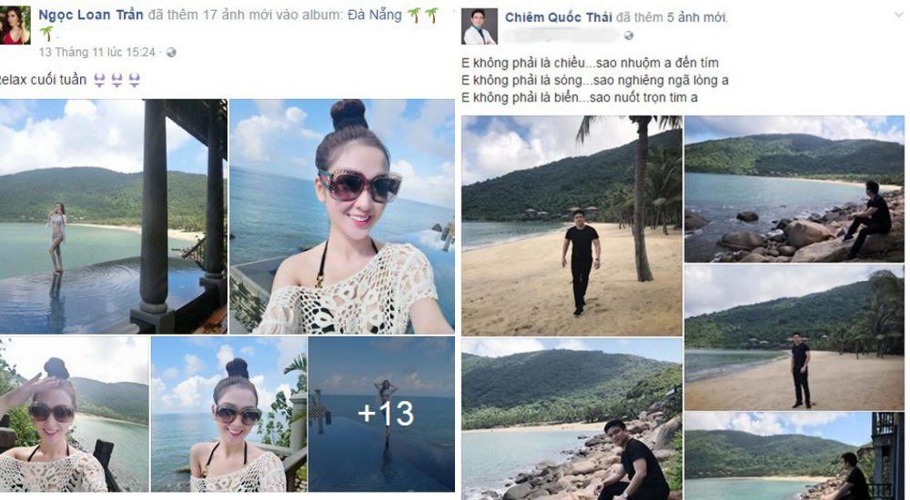 Cả 2 còn từng bị phát hiện check-in cùng một địa điểm du lịch.