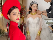 Làm đẹp - Cô dâu Cần Thơ 30 cây vàng đeo nặng cổ: tự nhận nhan sắc phải cảm ơn phấn son
