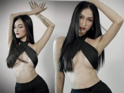 Thời trang - Tình cũ Trọng Hiếu khẳng định gu thời trang táo bạo, chẳng ngại khoe trọn chân ngực đầy