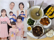 Bếp Eva - "Bố 5 con" Vượng Râu khoe bữa ngon ở đoàn phim nhưng mâm cơm nhà mới gây chú ý