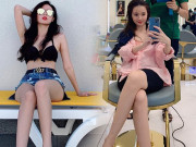 Làm đẹp - Cô giáo Midu khoe dáng gợi cảm bên "trai hư", đôi chân nuột nà nay chi chít gấm hoa