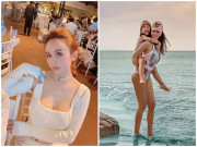 Làm mẹ - Tưởng chỉ chăm khoe ảnh sống ảo, vợ 2 Minh Nhựa cũng có chiêu phạt con quá hay